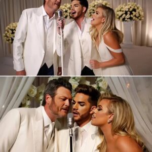 “Did That Really Just Happen?” — Blake Shelton and Kelly Clarkson Crash Adam Lambert’s Wedding with a Surprise Duet That Turned Into a Once-in-a-Lifetime Trio nh