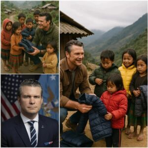 WARMING NEWS: Pete Hegseth's disappearance is no mystery – The TV host secretly went to a remote Asian village to give warmth through winter clothes to needy children