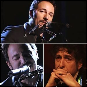 Bruce Springsteen delivers a raw, emotional tribute to Bob Dylan at the Kennedy Center Honors, powerfully singing “The Times They Are A-Changin’,”