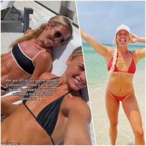 Sophie Cunningham leaves fans speechless after stunning in a jaw-dropping bikini, drawing a surprise message from Caitlin Clark that has everyone talking. The unexpected interaction is heating up social media — check the comment to see what’s going on!