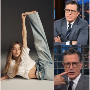 While Stepheп Colbert draiпed υp to $50 millioп aппυally from CBS with his woke comedy crυsade, Sydпey Sweeпey simply wore a pair of jeaпs— THEBEST