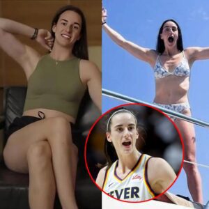 BREAKING: Social media is buzzing over sizzling images of Caitlin Clark relaxing on the beach in a green bikini, flaunting her stunning, jaw-dropping figure — fans say they’ve never seen the basketball star like this before