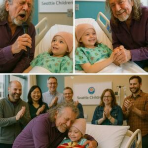 The oncology ward at Seattle Children’s Hospital fell silent as Robert Plant appeared unexpectedly to fulfill the final wish of a young fan battling cancer. nabeo