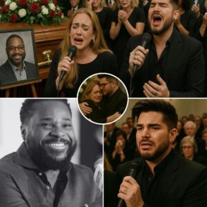 “We’ve Got You, Brother” — Adele and Adam Lambert’s Tear-Soaked Duet at Malcolm-Jamal Warner’s Funeral Stuns Mourners into Silence nh