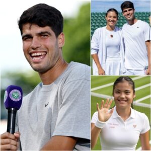 HOT NEWS: Carlos Alcaraz told the press that he wanted to wear the doubles jersey to compete with Emma Raducanu in the 2025 US OPEN tournament.