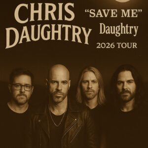 🔥 Chris Daughtry Ignites the Stage with 2026 Tour “One Last Ride” — An Epic Rock Journey Set to Set Every Stage on Fire and Leave Millions Breathless — Dates & Cities Just Revealed… Are YOU Ready to Rock to the Limit? 🎸🔥