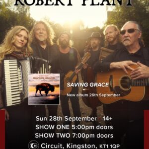 Robert Plant and Saving Grace Announce Two Exclusive Kingston Shows to Celebrate Upcoming Album Release nabeo