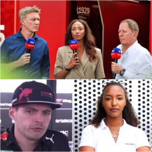 SHOCKING: Female reporter who called Max Verstappen a “Wild Beast” suddenly suspended from broadcast – But the real reason behind the airing left the public stunned!