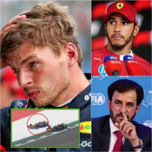 F1 EARTHQUAKE: Max Verstappen HIT WITH THE HARSHEST PENALTY from the FIA after his deliberate collision with Lewis Hamilton at the Hungarian GP!