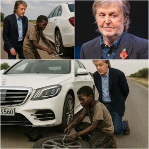 A black boy helped Paul McCartney fix a flat tire, and the next day, a black SUV arrived at his house