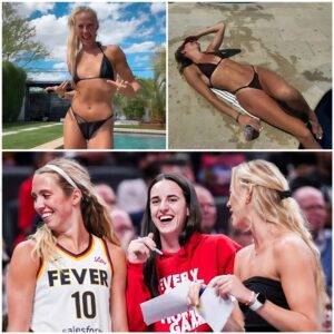 HOT PHOTO: Fever’s Sophie Cunningham and Lexie Hull turn heads with their toned abs in tiny bikinis...sangdepgiai