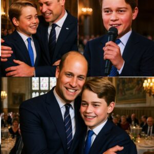 “He’s Singing for Papa.” Charlotte’s Whisper Echoed Through the Candlelit Garden of Windsor Castle, Where Golden Twilight Shimmered Beneath the Old Trees on June 21, 2025.
