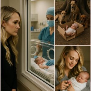 HEARTBREAK AND HOPE: CARRIE UNDERWOOD’S UNEXPECTED PROMISE TO AN ABANDONED BABY AND HER THREE LOYAL PROTECTORS -thebest