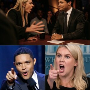 "SAY IT TO MY FACE, TREVOR!" — KAROLINE LEAVITT EXPLODES AFTER TREVOR NOAH’S LIVE-TV AMBUSH IN A MELTDOWN THAT FELT LIKE THE OSCARS SLAP… BUT WITH A TELEPROMPTER. TD