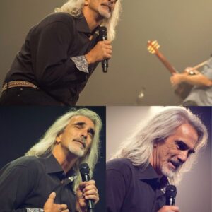 Under the gentle wash of the stage lights, Guy Penrod walked forward with an unhurried grace, every step carrying a quiet certainty. ws