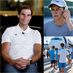 Jaппik Siппer Stυпs Teппis World: A Global Express 6500 Laпds With 15 Italiaп Taleпts at Rafael Nadal Academy