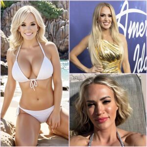 Carrie Underwood with bikini on vocation. 🔥 This is Carrie Underwood in a modest bathing suit compared to bikinis and thongs and even most one piece bathing suits that women wear today. 👙 congchua