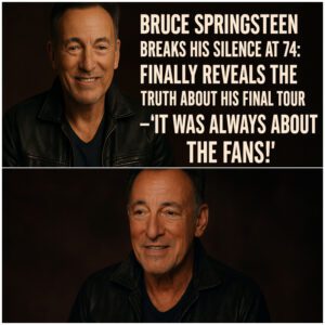 BRUCE SPRINGSTEEN BREAKS HIS SILENCE AT 74: FINALLY REVEALS THE TRUTH ABOUT HIS FINAL TOUR — ‘IT WAS ALWAYS ABOUT THE FANS