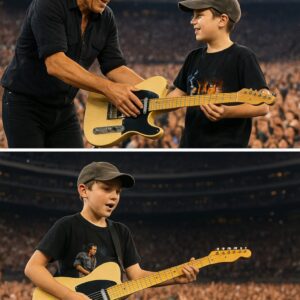 Bruce Springsteen Hands the Guitar to a Young Fan — 12-Year-Old Brings Stadium to Its Feet with Electrifying ‘Born to Run’ Performance”