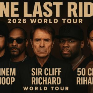 "2026 World Tour: The Ultimate Music Powerhouse – Eminem, Snoop Dogg, 50 Cent, Rihanna, and Sir Cliff Richard Unite for ‘ONE LAST RIDE’" ws