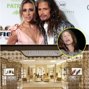 BREAKING: Louis Vuitton employees mocked a casually dressed man and stopped him at the door — only to be stunned 48 hours later it was none other than Steven Tyler. He was simply there to buy a gift for his girlfriend, Aimee Preston nh