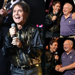WARMTH: During an emotional performance, music legend Cliff Richard suddenly paused in the middle of his song. ws