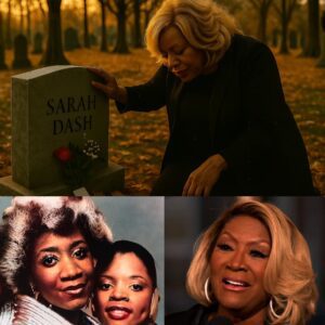 “She stood alone… but her voice carried two hearts” — Patti LaBelle quietly visits Sarah Dash’s grave and sings the song they never got to finish! 🥀