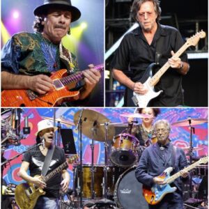 💥 When Carlos Santana and Eric Clapton Played in Unison, the Music Didn’t Just Sound—It Felt Like It Tore Open the Sky! You Won’t Believe What Happened on Stage at the Crossroads Festival…