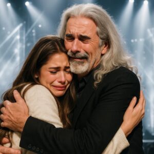 The crowd at Nashville’s Bridgestone Arena fell into a stunned silence as Guy Penrod paused mid-song, his gaze locked onto a hand-painted sign in the front row: “You said we’d sing together when I made it.” ws
