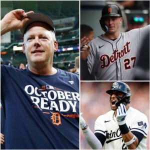 CONGRATULATIONS: Detroit Tigers bounce back from a rough start to the second half of the year with a stunning win over the Twins, with manager A. J. Hinch insisting "We came here to win and...".