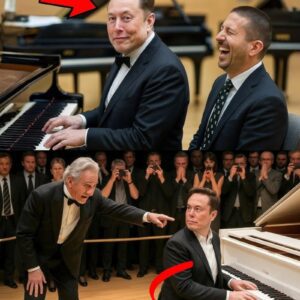 Elon Musk Stuns the Crowd with a Grand Piano Meltdown - ws
