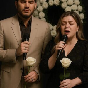 Adam Lambert and Kelly Clarkson Share an Emotional Moment at Nashville Memorial Service nh