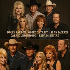 “Dolly Parton, George Strait, Reba McEntire, Alan Jackson, Carrie Underwood, and Blake Shelton Announce Historic 2026 ‘ONE LAST RIDE’ Tour” nh