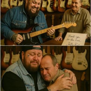 Jelly Roll Returns to the Guitar Shop That Started It All: A Full-Circle Moment of Gratitude...