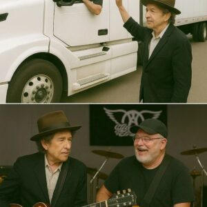 On tour, an Aerosmith truck driver casually told Bob Dylan he used to play in a rough garage band. ws