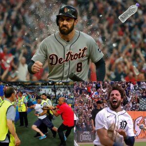 BREAKING: Chaos Erupts in the Stadium After an Opposing Fan Threw Water at Matt Vierling — But His Unexpected, Silent Response Left Even the Haters Standing in Awe...