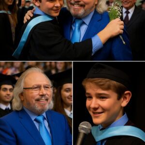 A Promise Fulfilledโ: How Barry Gibb Kept His Word to a Young Fan He Met at a Charity Event โ And Eight Years Later, He Showed Up at Their Graduation, Leaving the Entire Audience in Tears thao