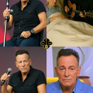 Bruce Springsteen lay gravely ill in a London hospital when Paul McCartney arrived unannounced, carrying his old guitar. Sitting beside his frail friend, Paul softly performed โHey Jude,โ filling the room with emotion.