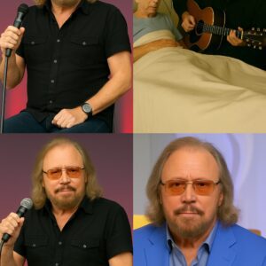 Barry Gibb lay gravely ill in a London hospital when Paul McCartney arrived unannounced, carrying his old guitar. Sitting beside his frail friend, Paul softly performed โHey Jude,โ filling the room with emotion.