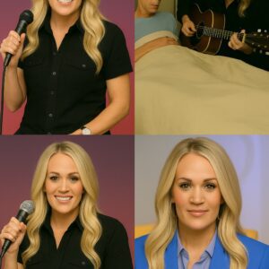 Carrie Underwood lay gravely ill in a London hospital when Paul McCartney arrived unannounced, carrying his old guitar. Sitting beside his frail friend, Paul softly performed โHey Jude,โ filling the room with emotion.