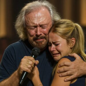 The entire Ford Field stadium in Detroit fell silent as Barry Gibb lowered his microphone mid-song bmiheoquay