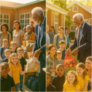 MORGAN FREEMAN STUNS THE WORLD WITH $1 MILLION DONATION TO FIGHT HUNGER IN MISSISSIPPI — HOLLYWOOD LEGEND TURNS SPOTLIGHT INTO HOPE
