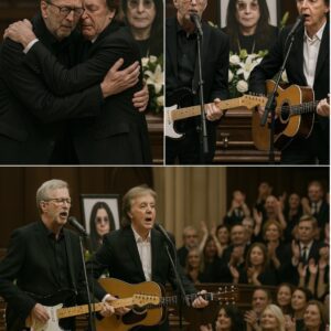 “Two Legends, One Farewell” — Clapton & McCartney’s Tearful Tribute at Ozzy’s Funeral Leaves All in Silence At Ozzy Osbourne’s funeral, a stunned crowd watched as Eric Clapton and Paul McCartney quietly took the altar...