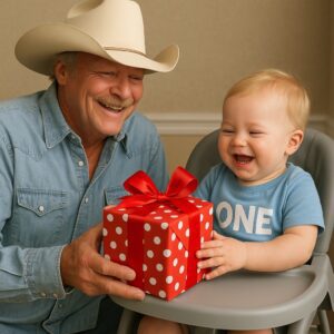 LATEST NEWS: In Nashville — The family of Alan Jackson has celebrated the very first birthday of Wesley Alan Smith, Alan Jackson’s grandson, who has just turned one year old. And the gift he gave his grandson has left fans truly surprised… ws