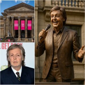 Paul McCartney — The Beatle Who Changed the World & The Soul of Liverpool A majestic 25-foot monument is currently under construction in Liverpool