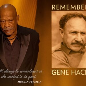 Morgan Freeman Leads ‘In Memoriam’ at 2025 Oscars, Delivers Heartfelt Tribute to Beloved Friend Gene Hackman – A Hollywood Giant Lost, Emotional Words Shock Audiences and Highlight the Power of True Friendship
