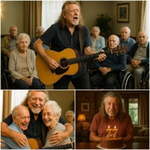 A Birthday to Remember: Robert Plant Brings Music, Joy, and Love to Nursing Home Residents nabeo