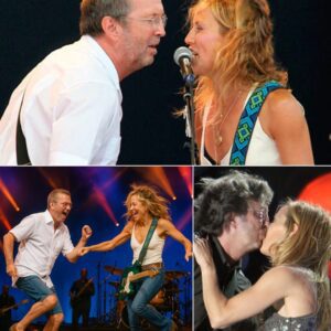Eric Clapton stood beside Sheryl Crow, no words were needed — just strings, smoke, and soul.