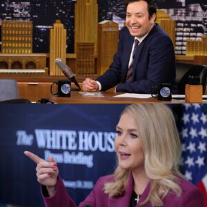 “THAT WAS A STUPID QUESTION !” – Jimmy Fallon Goes Savage in Hilarious Karoline Leavitt Impersonation. ws