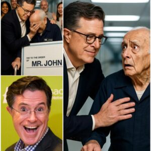 BREAKING: Stephen Colbert discovers his former school janitor still working at 79—and stuns everyone bmiheoquay